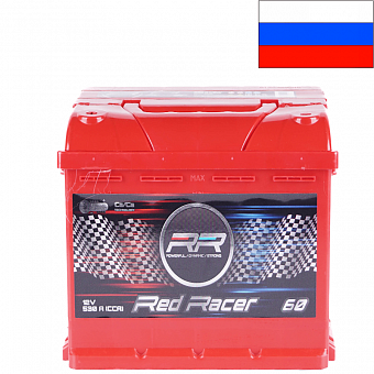 ���� ������������ RED RACER 6CT 60Ah L+ 530A EN 242x175x190 ��. ��. L2